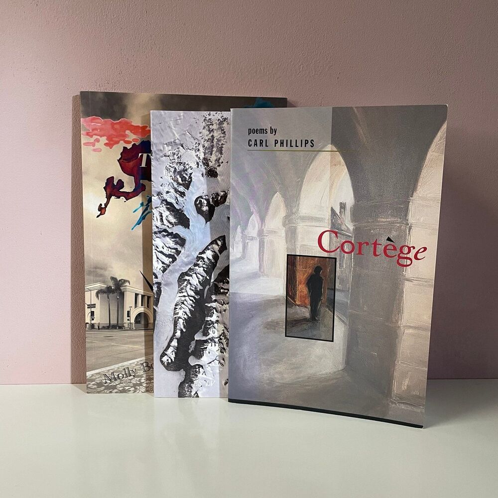 3 Paperback Poetry Books: Cortège, Footprints, & Turncoats GUC
